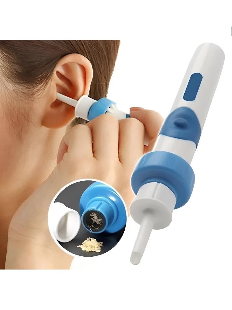 Portable Electric Ear Cleaner with LED Light Safe Ear Wax Removal Tool Kit Gentle Automatic Vacuum Ear Pick Cleanser - Image 1